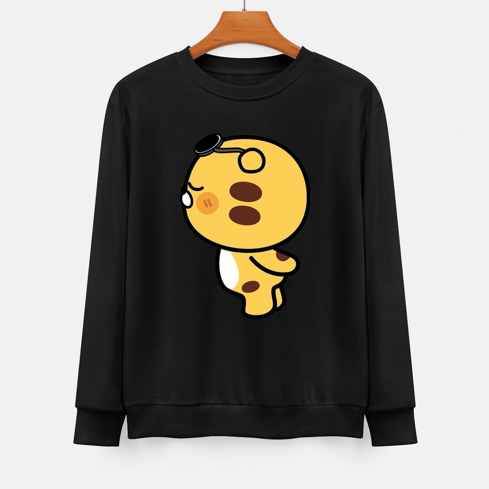 Front Patterned Long Sleeve TopActive Clean Edges